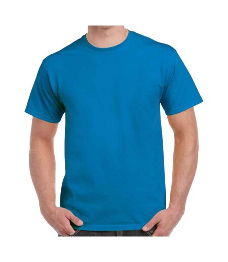 Mens heavy cotton t-shirt sapphire blue Gildan