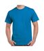 Mens heavy cotton t-shirt sapphire blue Gildan