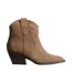 Bottines à Talon Cuir Super Mode Ideal Shoes-2