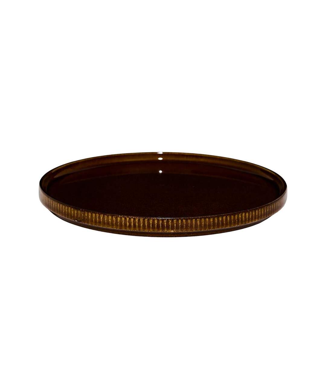 Lot de 6 Assiettes à Dessert Ysia 21cm Marron-1