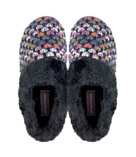 Ladies Cute Plush Winter Knitted House Slippers