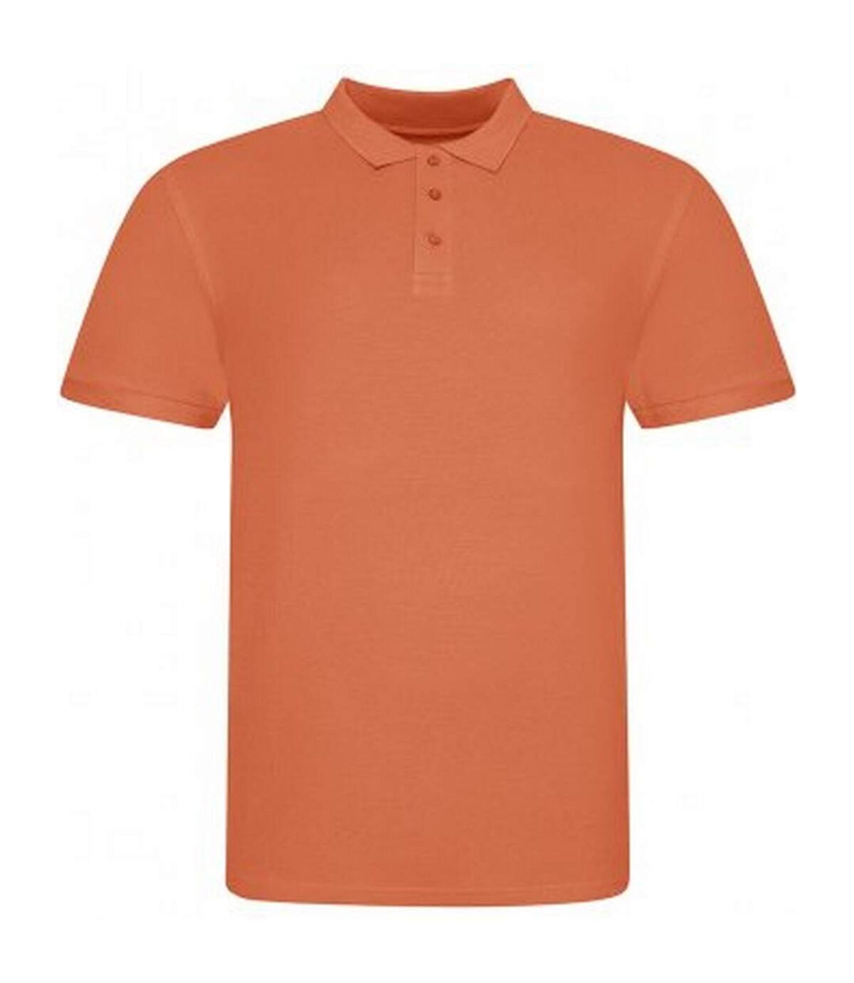 Awdis Mens Piqu Cotton Short-Sleeved Polo Shirt (Mango Orange) - UTPC4134