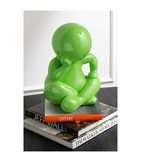 Statuette Déco Unie Marcel 35cm Vert