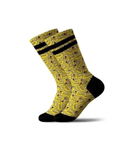 PULL IN Chaussettes Homme Coton DUCKBOY  Jaune Noir