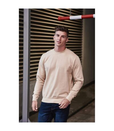 Adults Unisex Just Hoods Sweatshirt Desert Sand Awdis