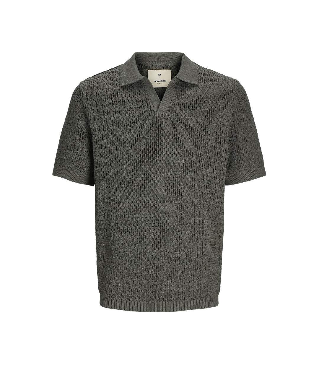 Polo kaki homme jack & jones paulin-1