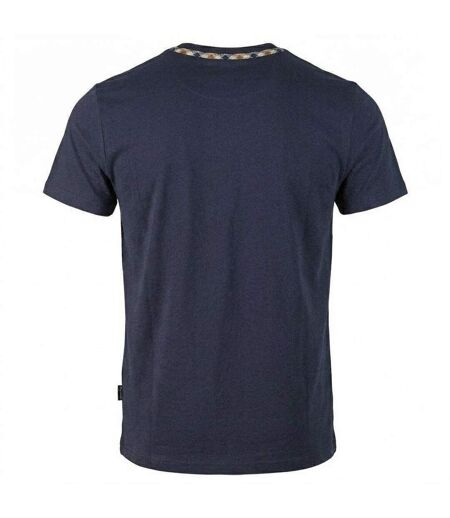 T-shirt Manches Courtes Motif/style Logo Homme Bleu Marine Aquascutum