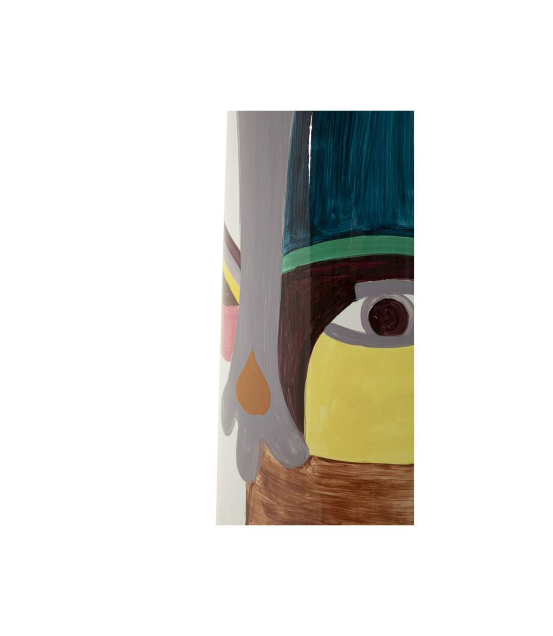 Vase Design en Céramique Piccassy 40cm Multicolore-3