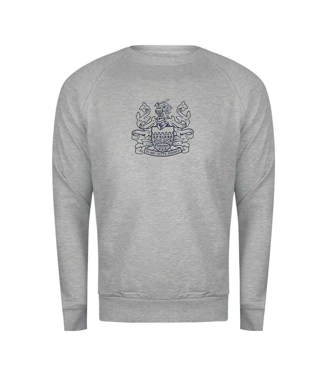 Mens Iconic Crest Crew Neck Tracksuit Grey Aquascutum-3