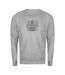 Mens Iconic Crest Crew Neck Tracksuit Grey Aquascutum-3