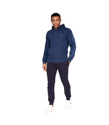 Sweat à capuche mishford homme bleu foncé Crosshatch