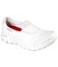 Skechers Womens Sure Track Slip Resistant Slip On Work Shoe (White) - UTFS6004