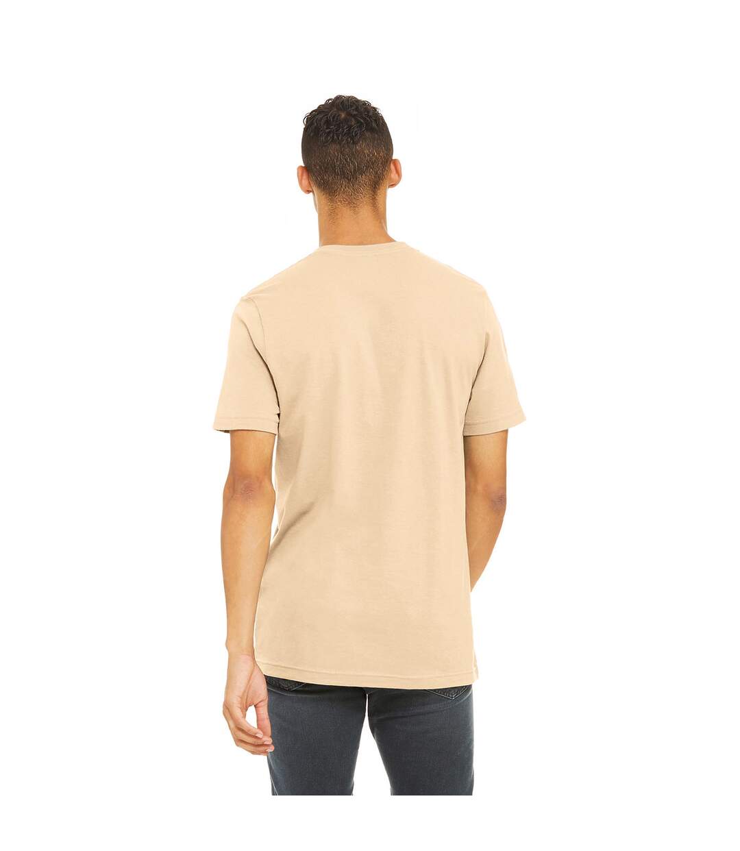 T-shirt adulte beige Bella + Canvas-2