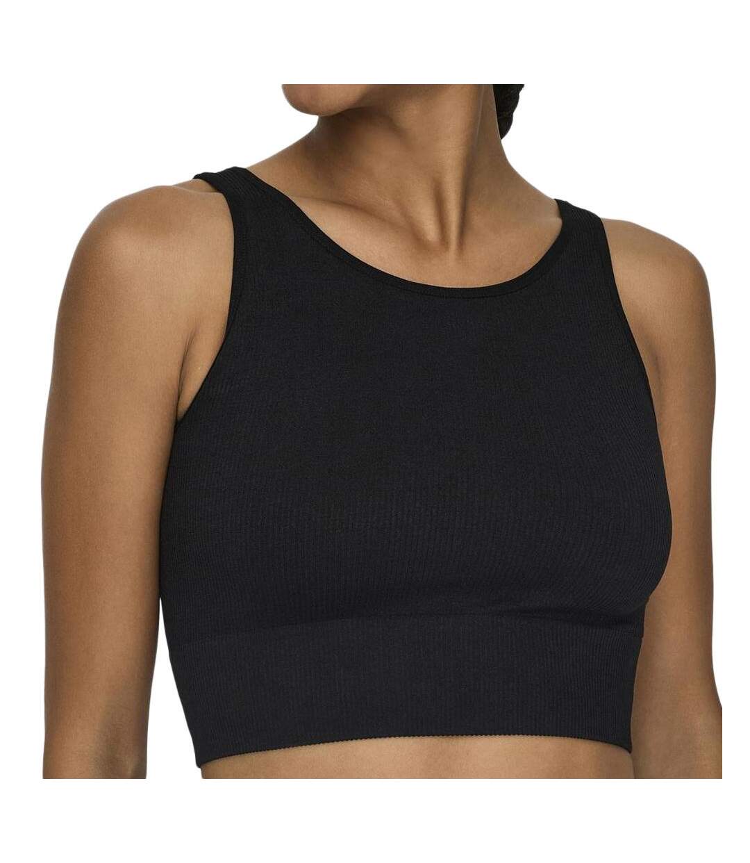 Brassière de sport noir femme only play life-1