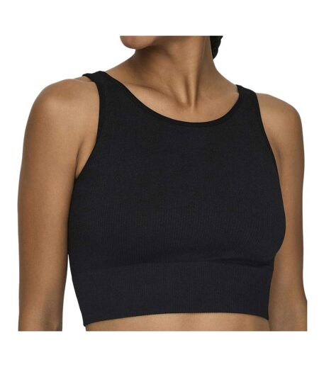 Brassière de sport noir femme only play life