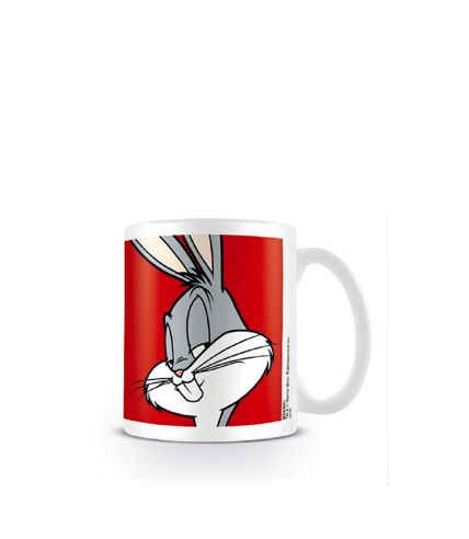 Looney Tunes Bugs Bunny Mug (White/Red/Gray) (One Size) - UTPM1460