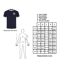 Maillot Domicile Denis Law Homme Bleu Marine Scottish FA-4