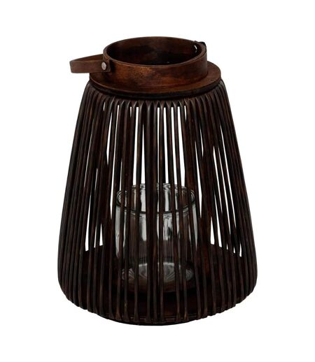 Lanterne Avec Anse Hopia 31cm Marron