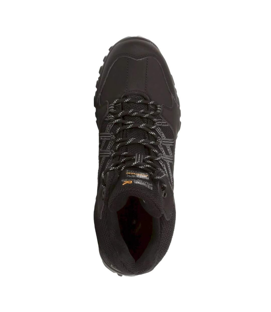 Regatta Mens Edgepoint Mid Waterproof Hiking Shoes (Black/Granite) - UTRG4559-3
