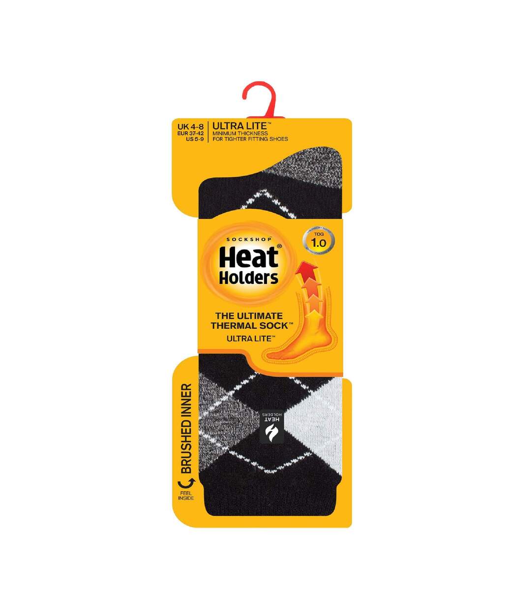 Ladies Ultra Lite Extra Thin 1.0 TOG Casual Thermal Socks-2