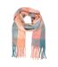 Mountain Warehouse Unisex Adult Colour Block Winter Scarf (Pink/Blue) (One Size)