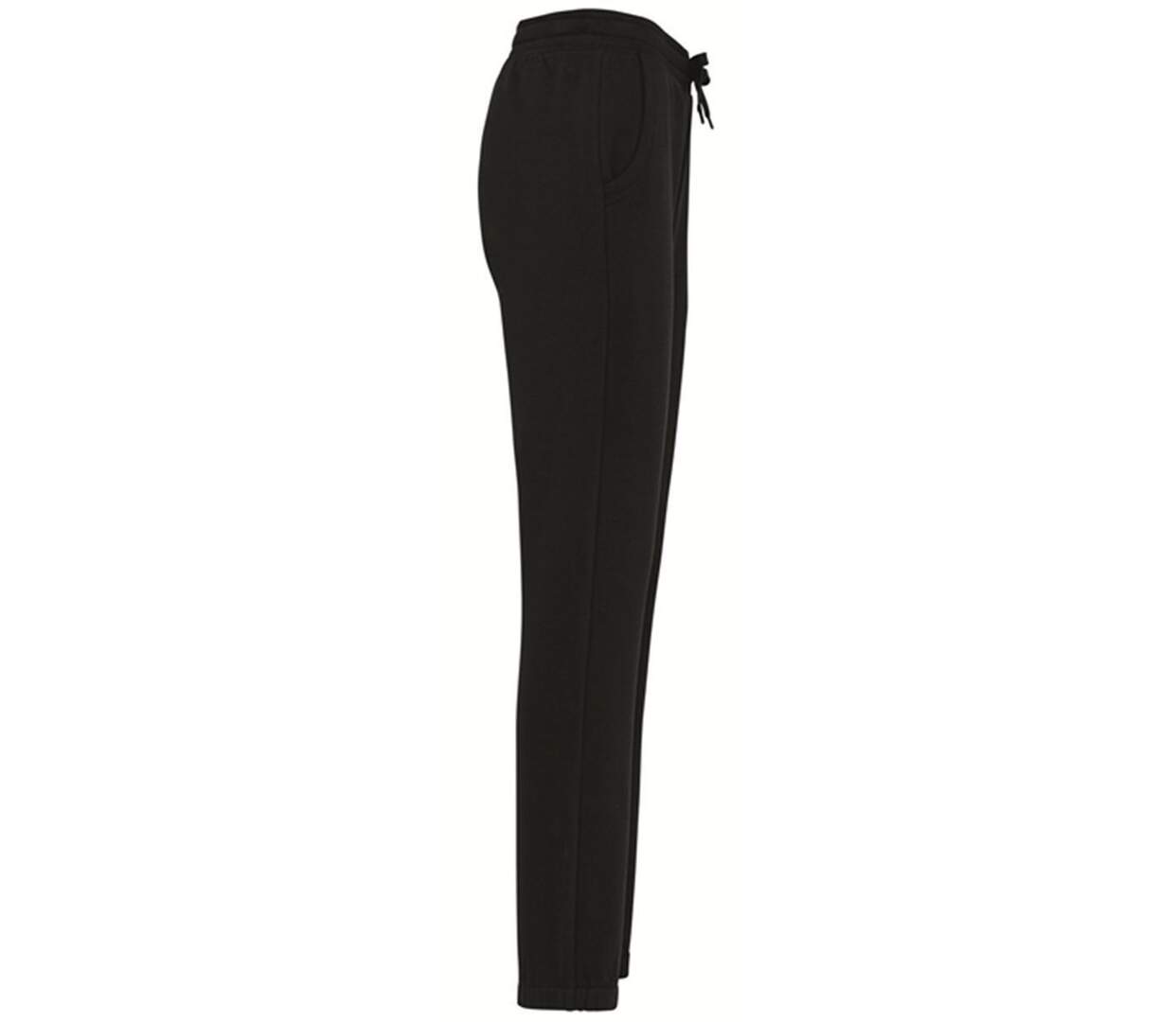 Pantalon jogging molleton - Femme - K7027 - noir-2