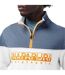 Sweat Motif/style Blocs De Couleurs Saturnia Homme Blanc Napapijri-4