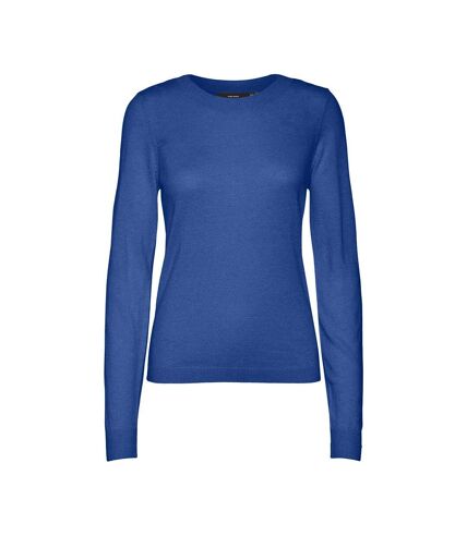 Pull Bleu Femme Vero Moda Silky - L