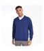 Maddins - Sweatshirt avec col en V - Homme (Bleu roi) - UTRW844