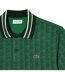 Polo Style Monogramme Homme Vert Lacoste-4