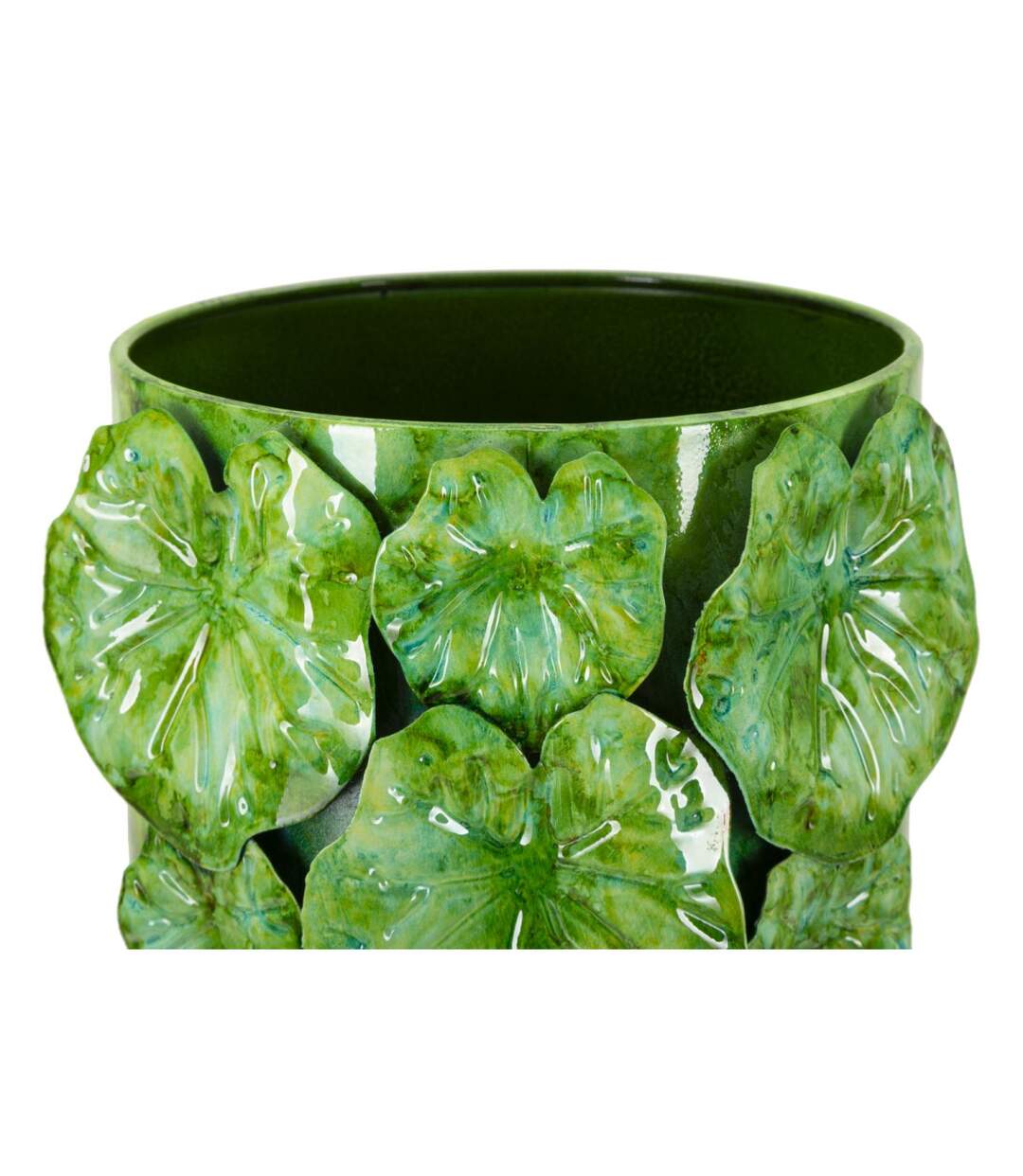 Vase Design Nénuphar Drop 46cm Vert-4