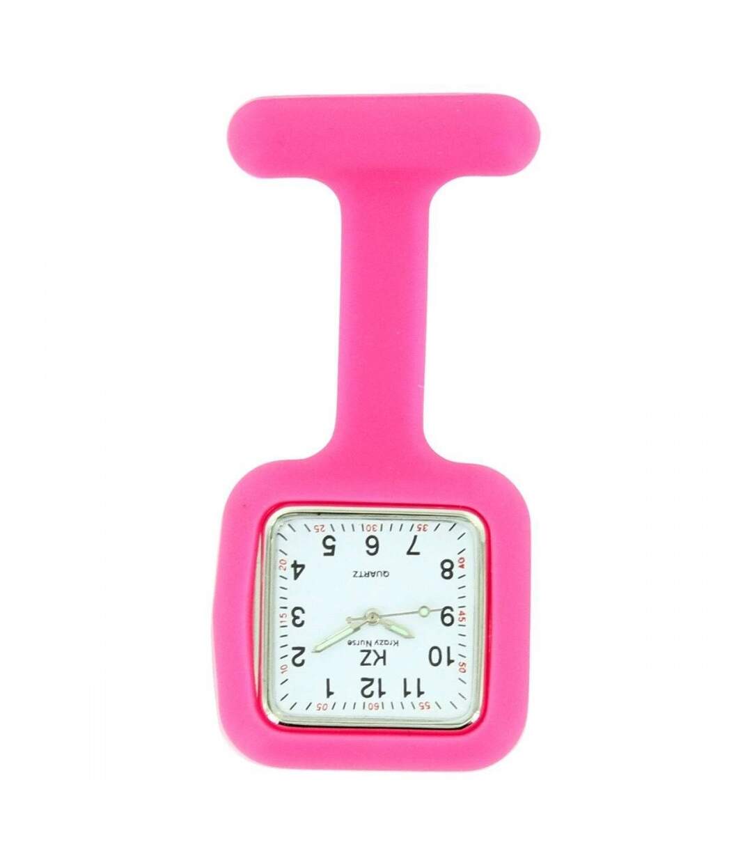 Montre Infirmière Silicone Rose Fuchsia CARRE 27