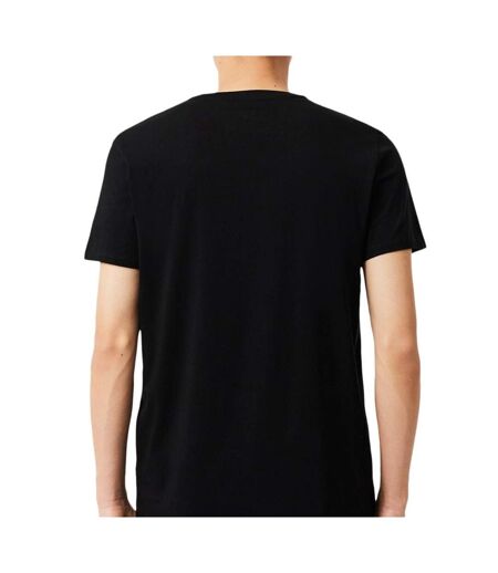 T-shirt noir homme lacoste th6710001