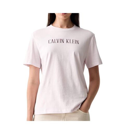 T-Shirt blanc femme calvin klein jeans varsity