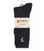 3 Pk Mens Cushioned Sole Sports Crew Socks