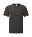Fruit Of The Loom Mens Iconic T-Shirt (Pack of 5) (Light Graphite Grey)