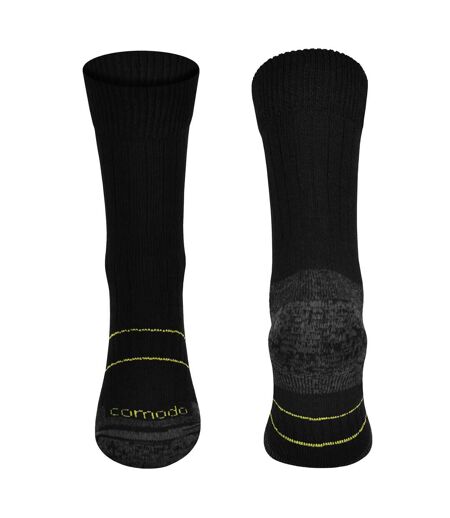 COMODO - 1 Paire Chaussettes Homme Laine Travail Mi-mollet Chaudes