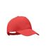 Bicca Organic Cotton Baseball Cap Red MidOcean-1
