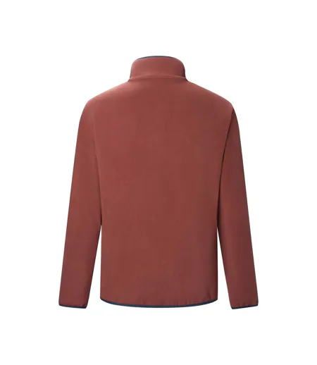 Mens Frankie Full Zip Fleece Jacket Dark Cherry Navy Regatta