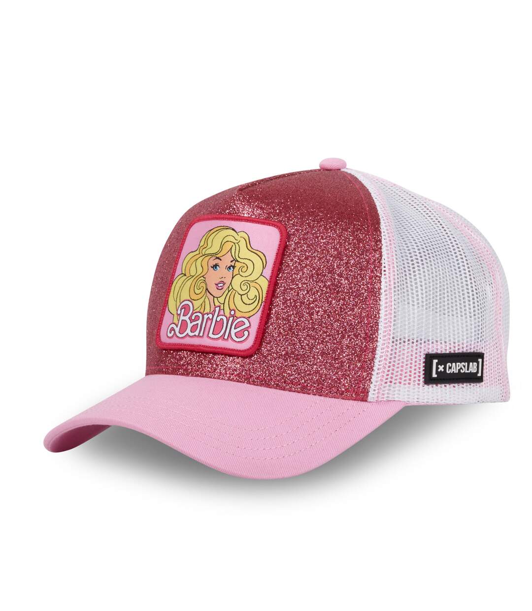 Casquette femme trucker fermeture snapback Barbie Capslab