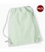 Lot de 2  Sac de gym 12 litres taille unique vert pastel Westford Mill