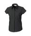 Collection Chemisier À Manches Courtes Femme Noir Russell-4