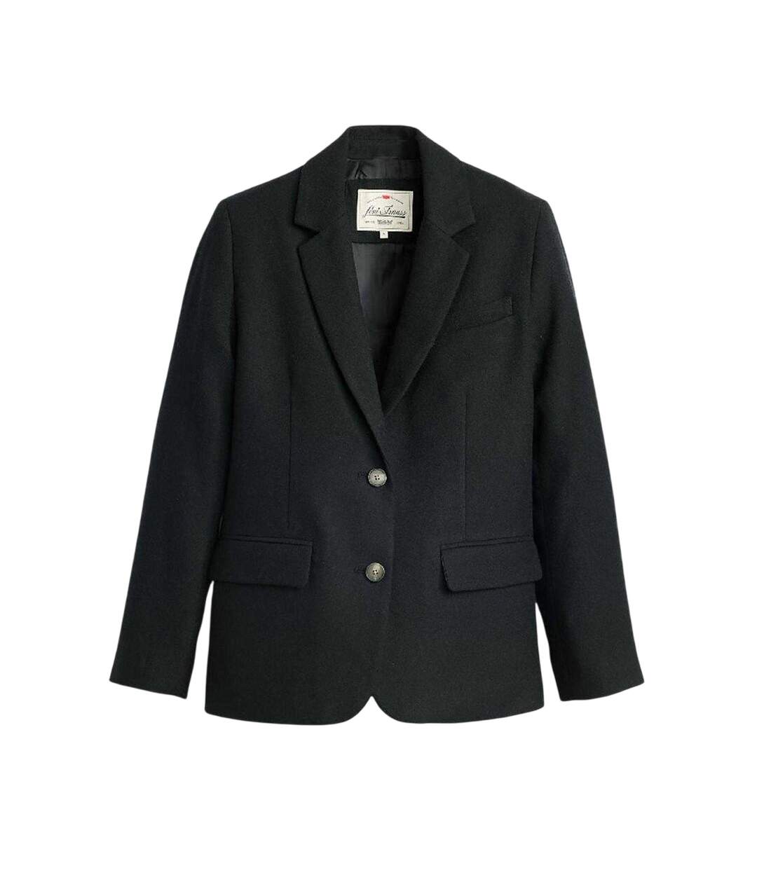 Womens/ladies Amber Classic Blazer Caviar Levis-2