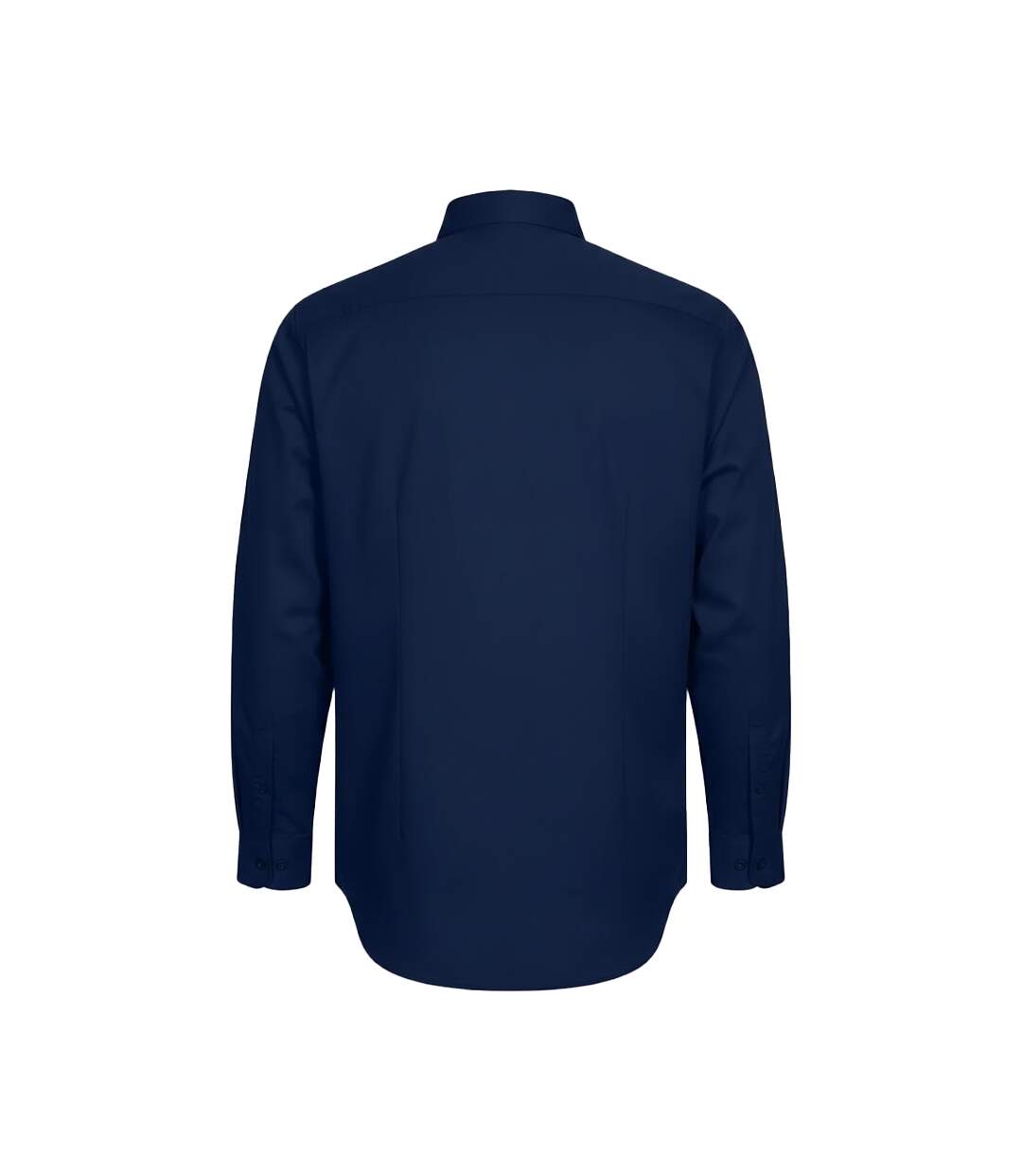Mens D555 Richard Oxford Tall Long-sleeved Shirt Navy Duke-2
