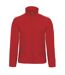 B&C Mens ID.501 Fleece Jacket (Red)