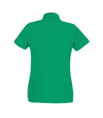 Fruit of the Loom Womens/Ladies Lady Fit Piqué Polo Shirt (Green Heather)