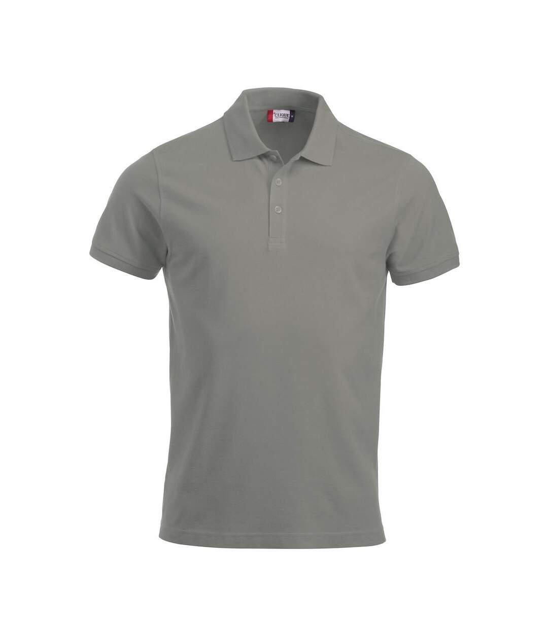 Mens Classic Lincoln Polo Shirt Silver Clique-1