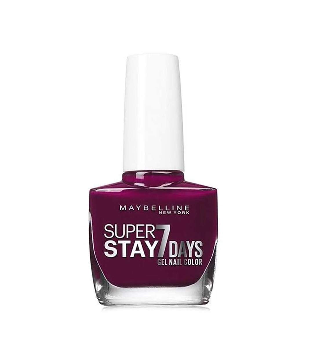 Vernis à ongles tenue & strong gemey maybelline 270 ever burgundy - taille unique-1