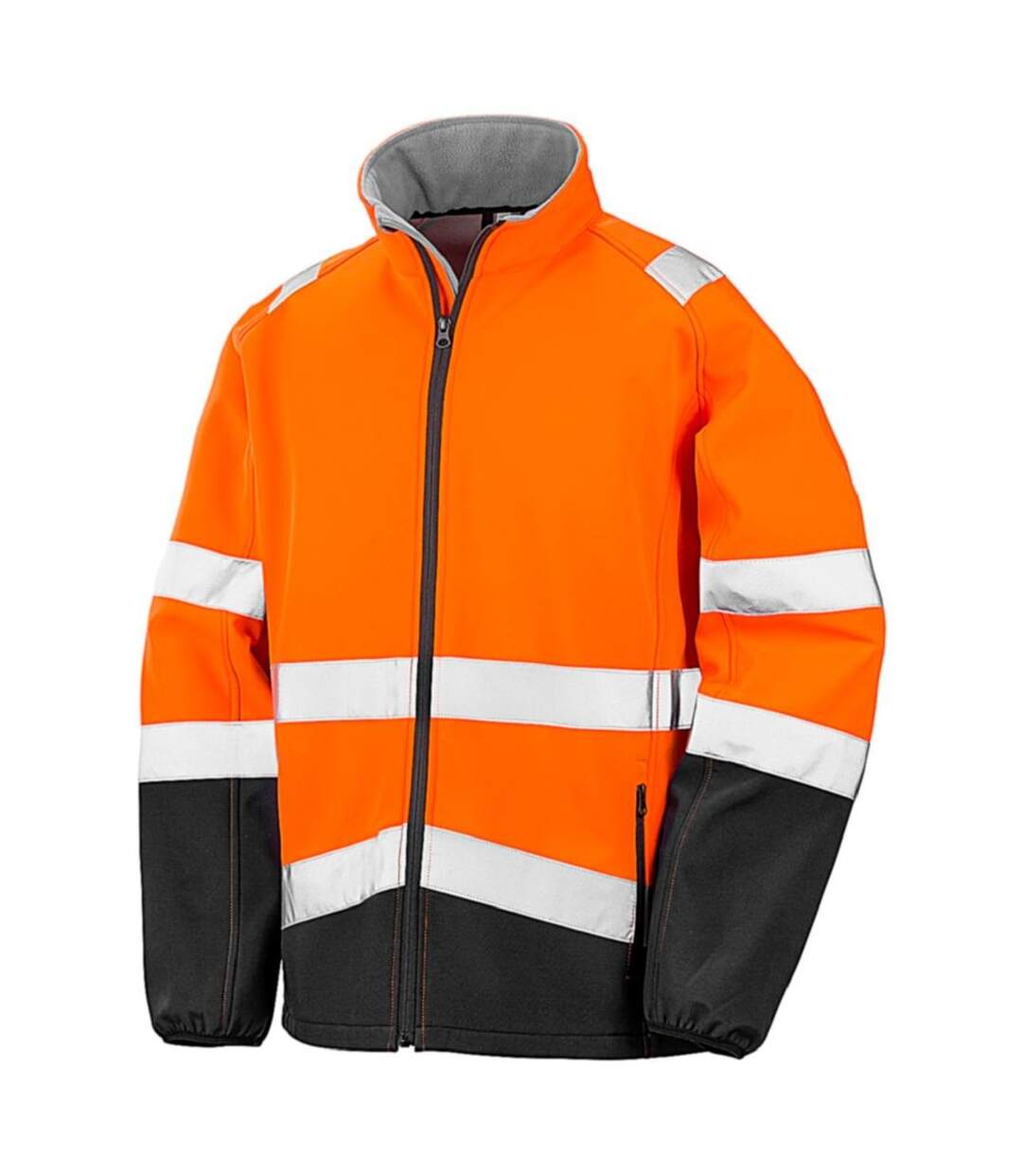 Veste softshell de sécurité - Homme - R450X - orange fluo et noir-1