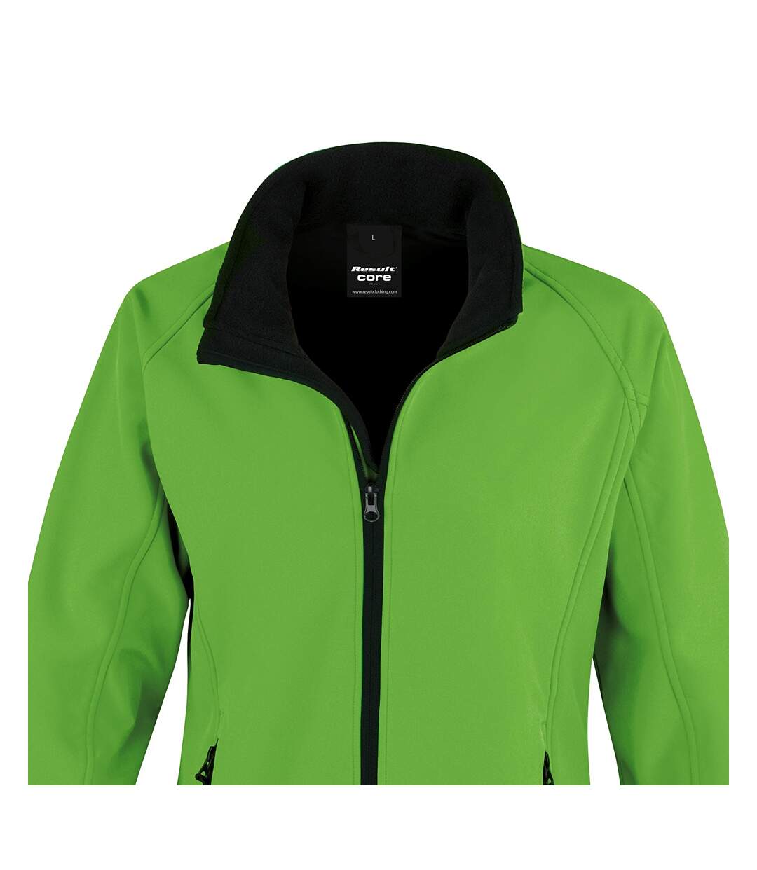 Veste softshell femme vert vif / noir Result Core